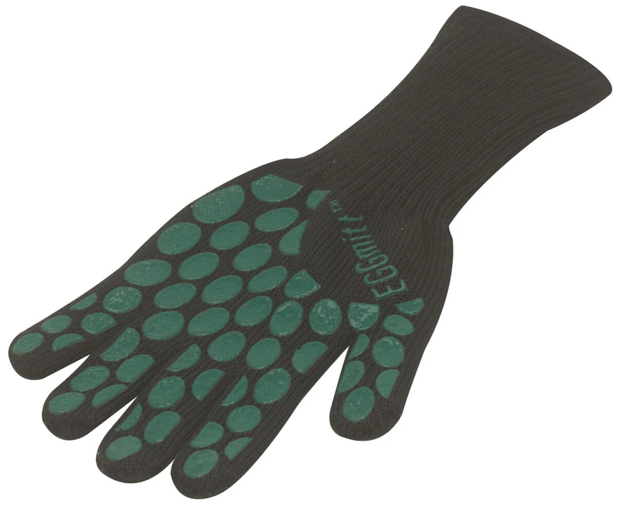 Big Green Egg Thermische Barbecuehandschoen Silicone Zwart 3 Big Green Egg Thermische Barbecuehandschoen Silicone Zwart