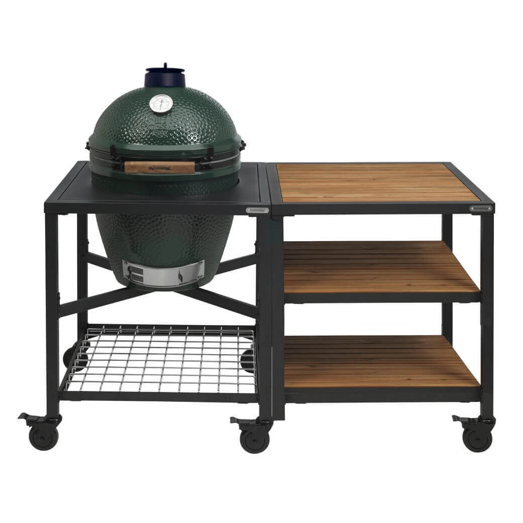 Big Green Egg Modular Outdoor Workspace Compleet Systeem Wood-Wood-Wood Incl. Large Barbecue 3 Big Green Egg Modular Outdoor Workspace Compleet Systeem Wood-Wood-Wood Incl. Large Barbecue