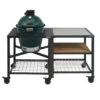 Big Green Egg Modular Outdoor Workspace Compleet Systeem SS-Wood-Grid Incl. Medium Barbecue -Big Green Egg 2019 egg frame m expansion frame ss wood grid