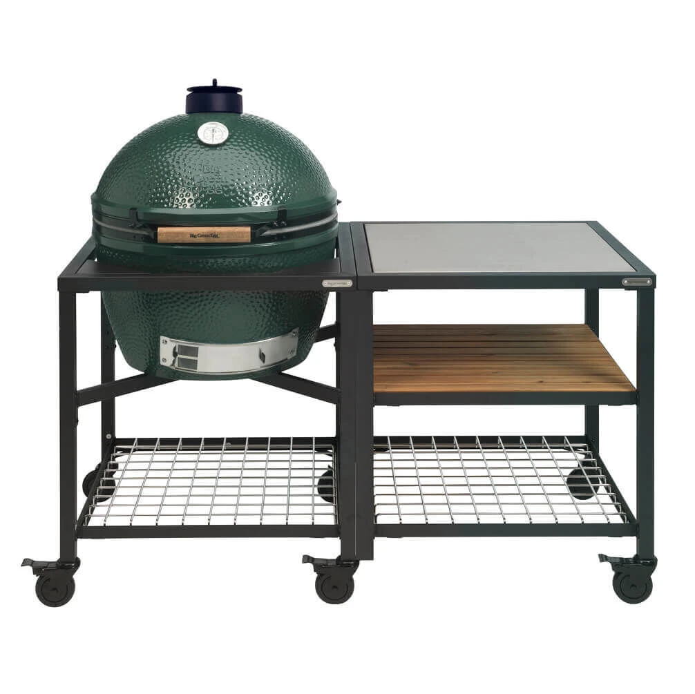 Big Green Egg Modular Outdoor Workspace Compleet Systeem SS-Wood-Grid Incl. Extra Large Barbecue 3 Big Green Egg Modular Outdoor Workspace Compleet Systeem SS-Wood-Grid Incl. Extra Large Barbecue