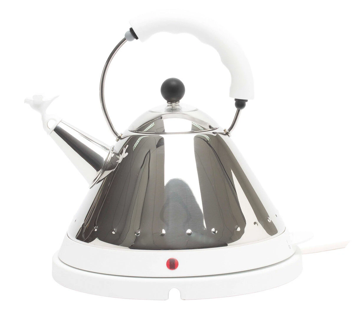 Alessi Michael Graves Waterkoker 1,5 Liter Gepolijst Rvs Wit 3 Alessi Michael Graves Waterkoker 1,5 Liter Gepolijst Rvs Wit