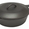 Lodge Logic Skillet Koekenpan Met Deksel ø 27 Cm Gietijzer Zwart -Big Green Egg 7313 64192 1
