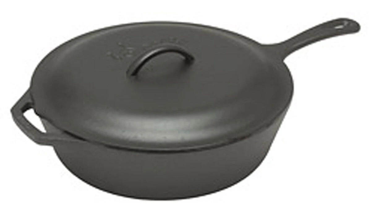 Lodge Logic Skillet Koekenpan Met Deksel ø 31 Cm Gietijzer Zwart 3 Lodge Logic Skillet Koekenpan Met Deksel ø 31 Cm Gietijzer Zwart