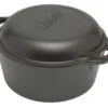 Lodge Logic Double Dutch Oven ø 26 Cm Gietijzer Zwart -Big Green Egg 9733 57886 1