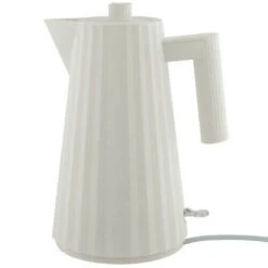 Alessi Plissé Waterkoker 1,7 Liter Kunststof Wit