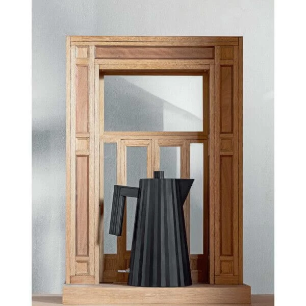 Alessi Plissé Waterkoker 1,7 Liter Kunststof Zwart 4 Alessi Plissé Waterkoker 1,7 Liter Kunststof Zwart - Afbeelding 2