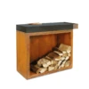 OFYR Butcher Block Storage 90 Hakblok 45 X 90 Cm Met Donkergrijs Keramieken Werkblad -Big Green Egg bbs 45 90 88 cd copy 1