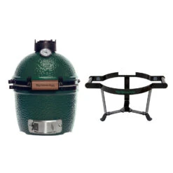 Big Green Egg Mini Barbecue ø 25 Cm Keramiek Groen Met Carrier -Big Green Egg bge hoofd 2 mini carrier