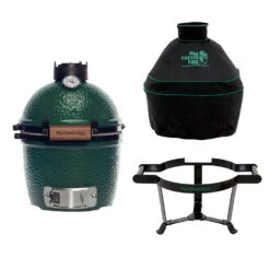 Big Green Egg Mini Barbecue ø 25 Cm Keramiek Groen Met Carrier En Hoes