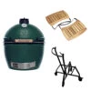Big Green Egg Extra Large Barbecue ø 67,5 Cm Keramiek Groen Met IntEGGrated Nest, Handler En Acaciahouten Zijtafels -Big Green Egg bge hoofd 2 xlarge integgrated nest handler acacia mates