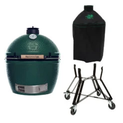 Big Green Egg Extra Large Barbecue ø 67,5 Cm Keramiek Groen Met Onderstel En Hoes -Big Green Egg bge hoofd 2 xlarge nest cover