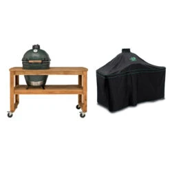 Big Green Egg Acacia Table Incl. Nest, Wielen, Hoes En Extra Large Barbecue