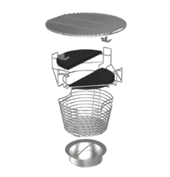 The Bastard Model 2022 Urban Large Compleet Barbecue Keramiek Matzwart -Big Green Egg binnenwerk the bastard 2022 min 1