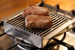 Ironchef Lavagrillpan 26 X 21 Cm Rvs 10 Ironchef Lavagrillpan 26 X 21 Cm Rvs -Big Green Egg eav1096