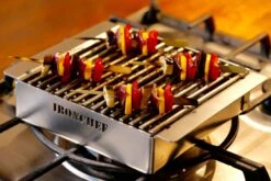 Ironchef Lavagrillpan 26 X 21 Cm Rvs 11 Ironchef Lavagrillpan 26 X 21 Cm Rvs -Big Green Egg eav1100