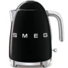 Smeg 50's Style Waterkoker 1,7 Liter Zwart -Big Green Egg klf03bleu