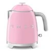 Smeg 50's Style Mini Waterkoker 800 Ml Staal Roze -Big Green Egg klf05pkeu