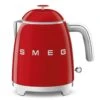 Smeg 50's Style Mini Waterkoker 800 Ml Staal Rood -Big Green Egg klf05rdeu