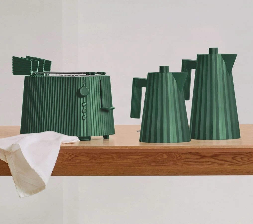 Alessi Plissé Waterkoker 1,7 Liter Kunststof Groen 4 Alessi Plissé Waterkoker 1,7 Liter Kunststof Groen - Afbeelding 2