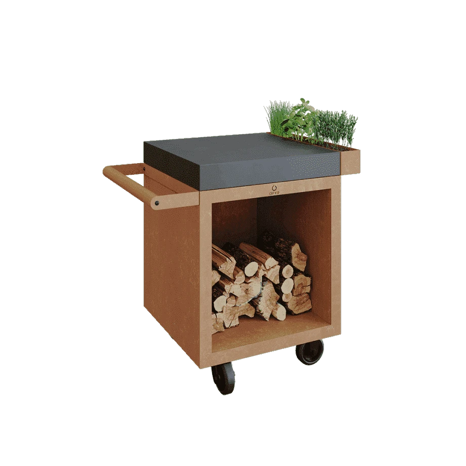 OFYR Mise En Place Table Corten 65 PRO Donkergrijs Keramiek 3 OFYR Mise En Place Table Corten 65 PRO Donkergrijs Keramiek