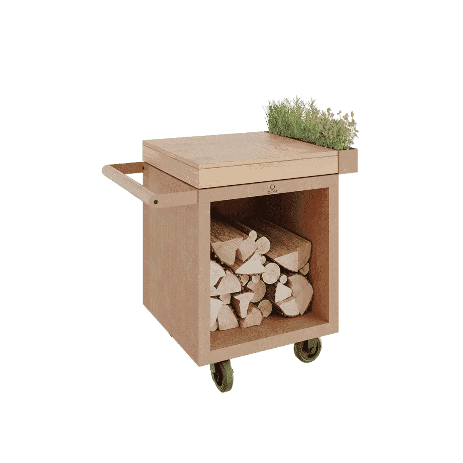 OFYR Mise En Place Table Corten 65 PRO Teakhout 3 OFYR Mise En Place Table Corten 65 PRO Teakhout