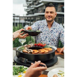 Ofyr Tabl'O Tafelgrill ø 46,5 Cm Zwart -Big Green Egg tablo 003