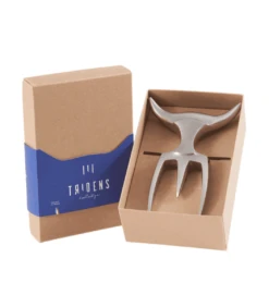 Tridens Vleesvork En Basis Geborsteld Rvs En Hout -Big Green Egg tridens fork 1 2
