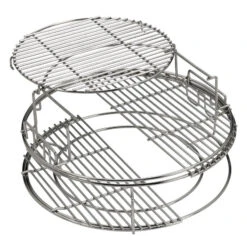 Big Green Egg EGGspander Kit Voor Large 5-delig -Big Green Egg webversion eggspander 5 piece kit 120762 stainless steel grid